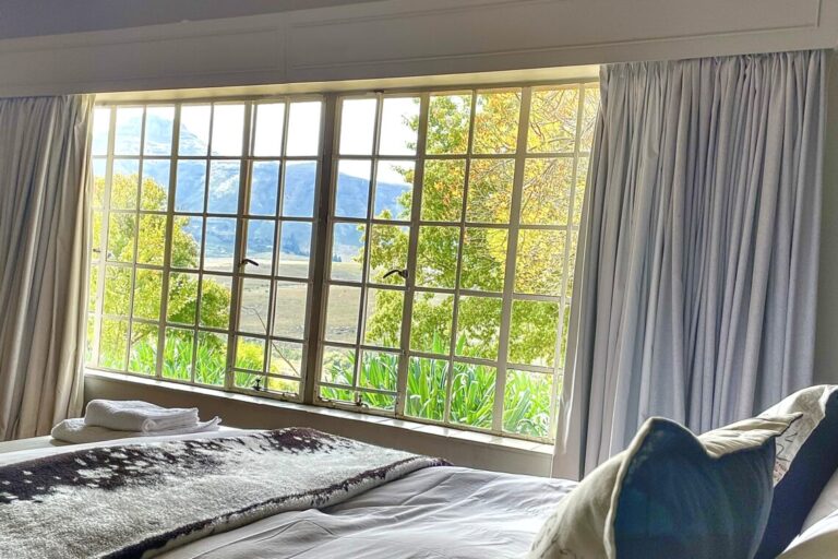 Bethel Lodge main bedroom with a view